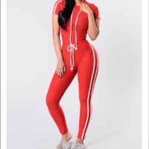 Red Tennis Court Set